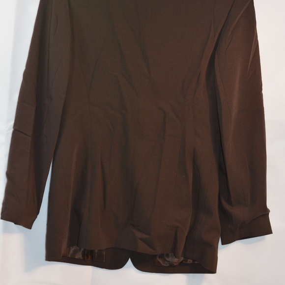 TUZZI Brown Blazer Sz M - Picture 3 of 5
